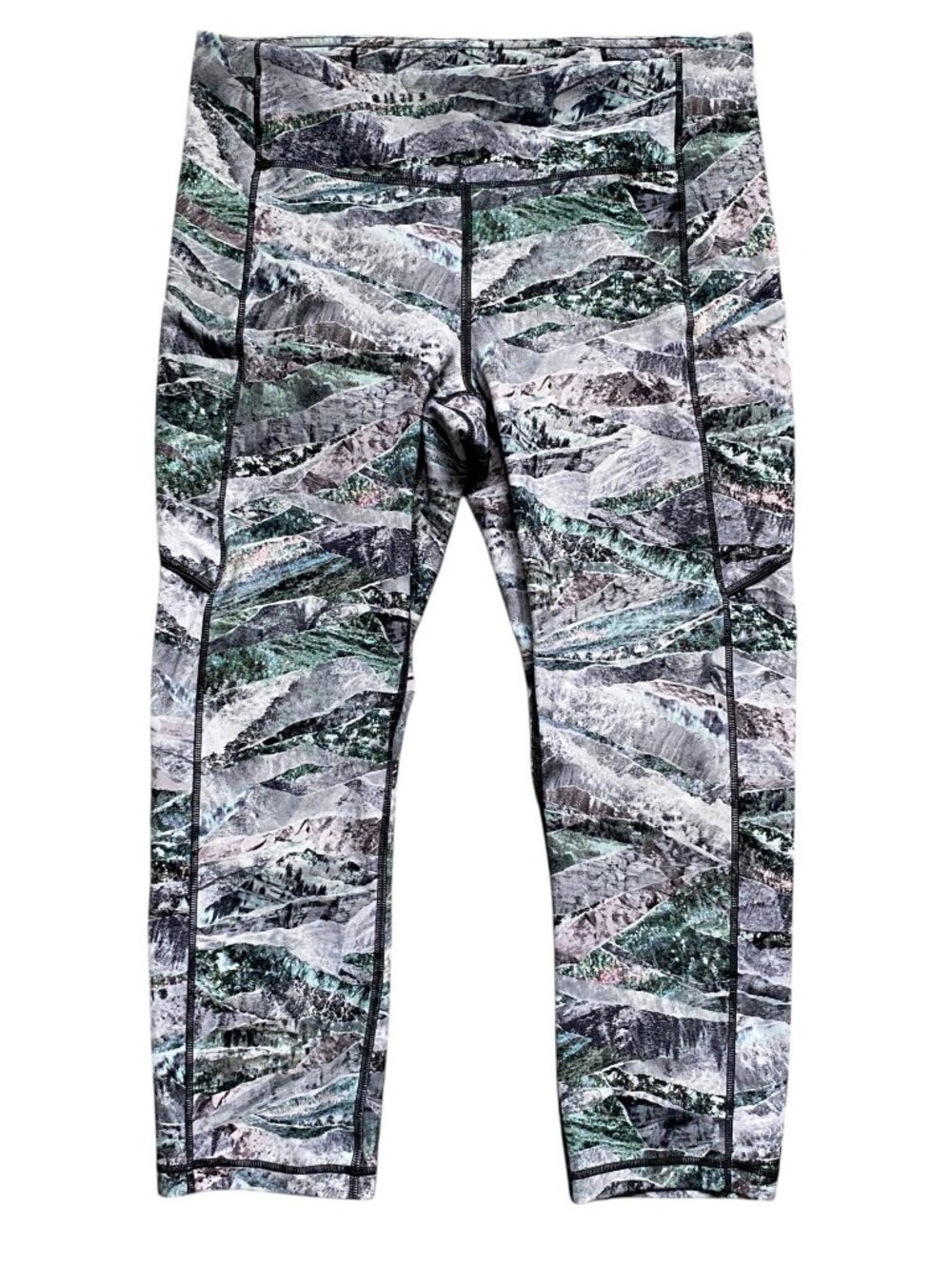 Lululemon Speed Up Crop 21" Springscape size 8